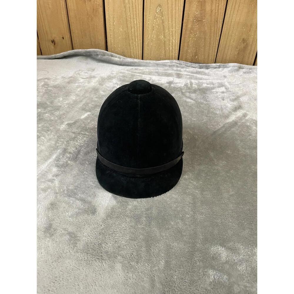 VTG Mahler Riding Helmet Black Velvet Horse Hat.